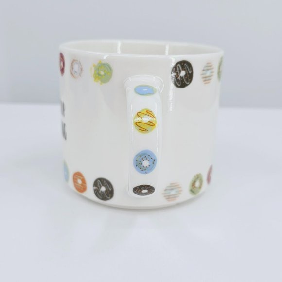 Opalhouse Mug Novelty Print Porcelain Donut Stop Believing Coffee Tea Colorful - Picture 6 of 10